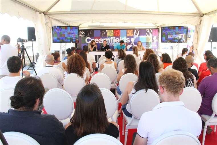 Creamfields in Lebanon - PressConf